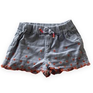 Zara Baby Girl Chambray Shorts